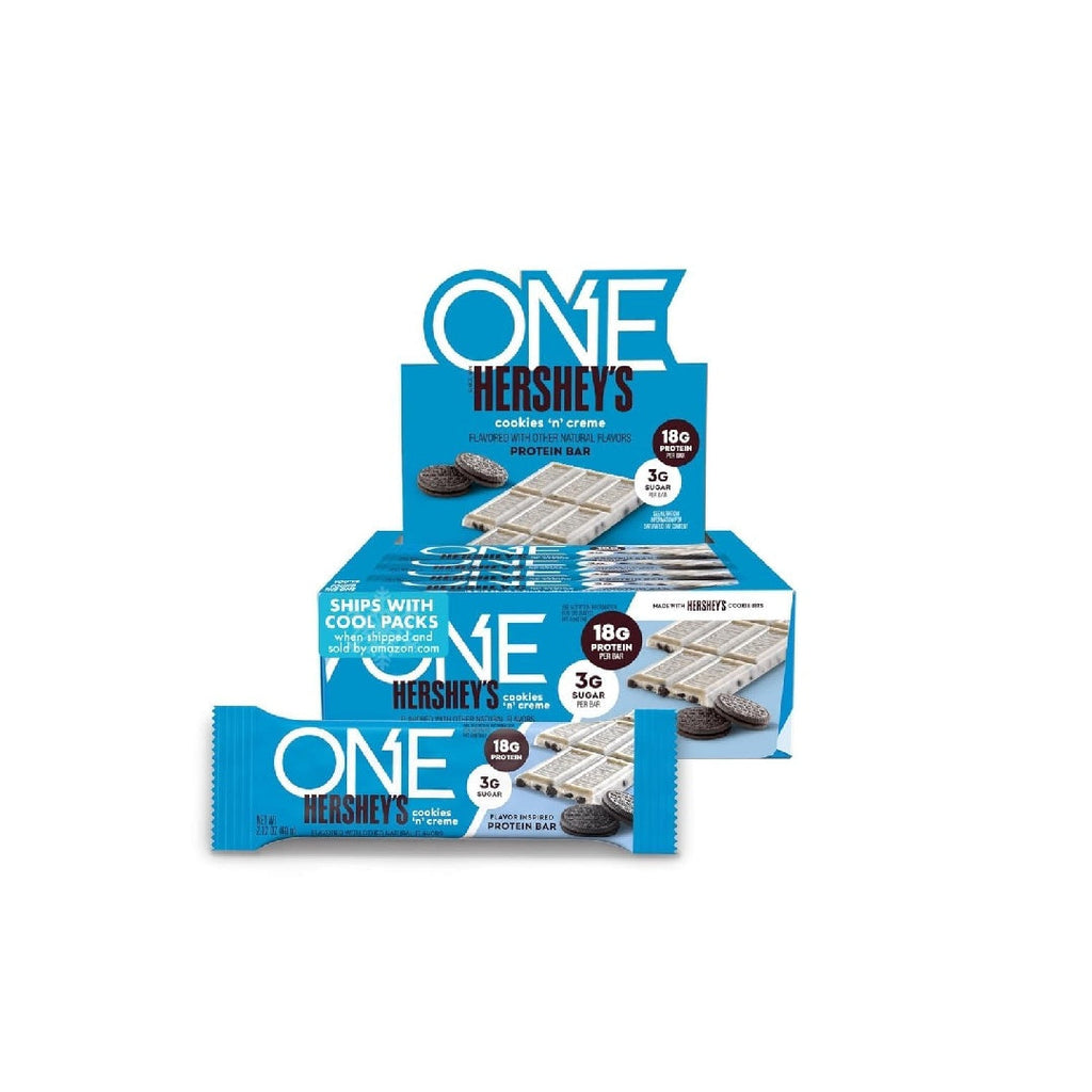 ONE Protein Bar, 18g Protein and 3g Sugar, 2.12 oz (Pack of 12)