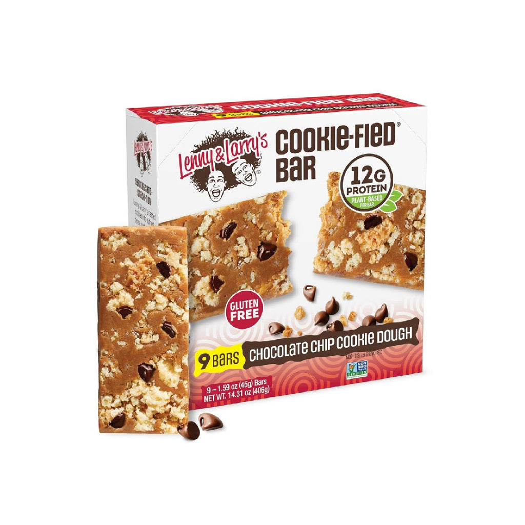 Lenny & Larry's Cookie-Fied Protein Bars – 9x45g – Contains 12g plant-based protein and 5g fiber