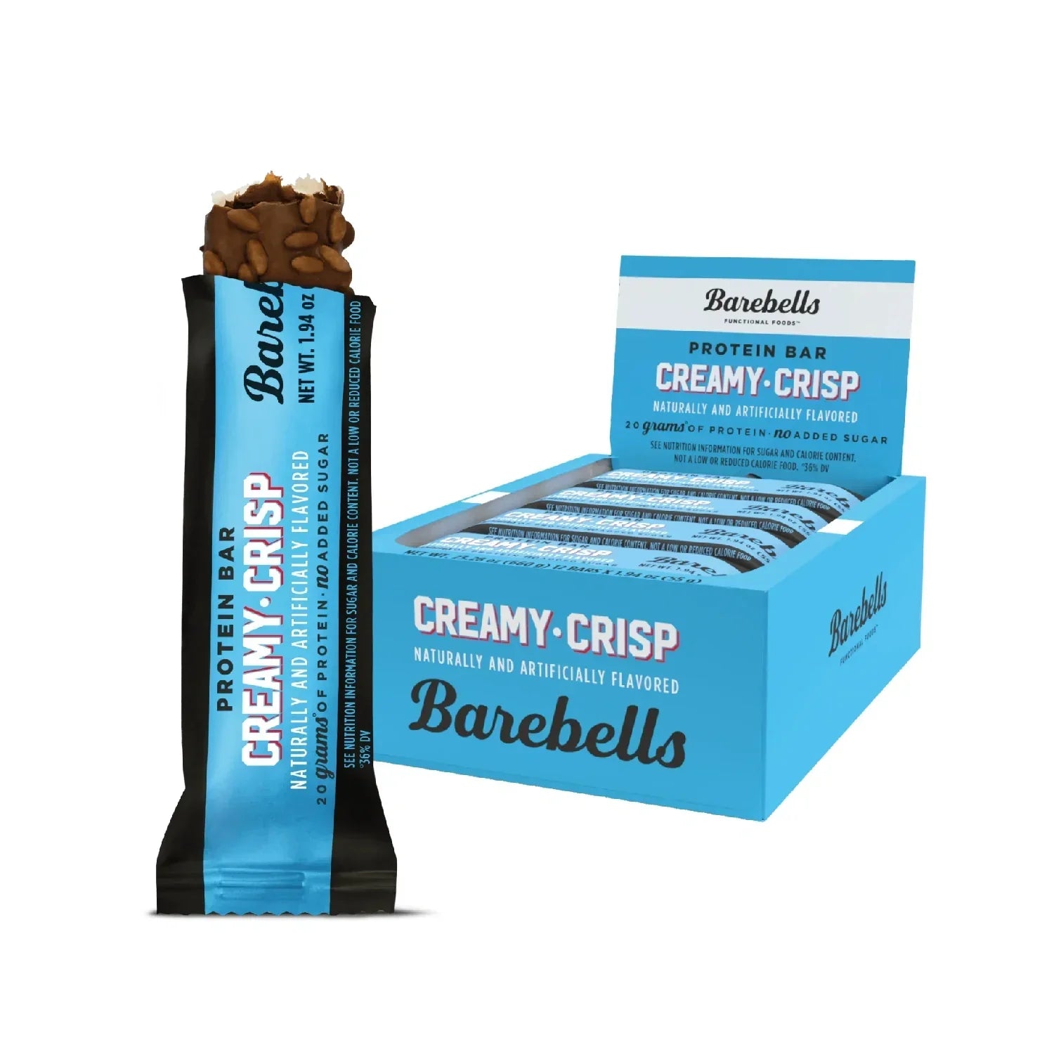 Barebells Protein Bars  - 12 Count, 20g High Protein Treats - Chocolate Nutrition Bar with 1g Total Sugars